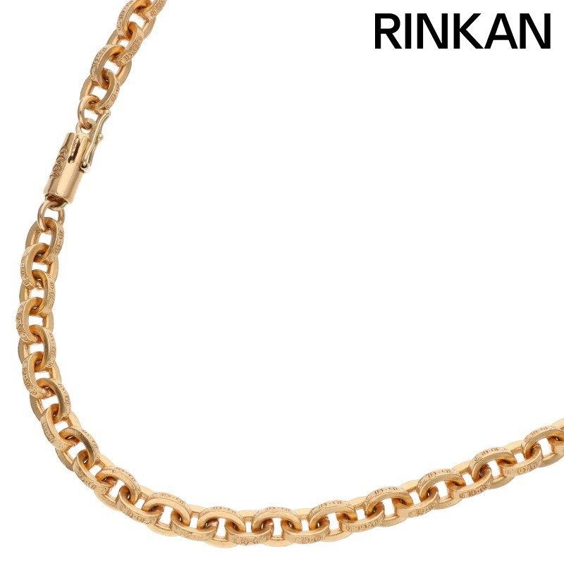 クロムハーツ 22K PAPER CHAIN 24/ペーパーチェーン24inch ゴールド