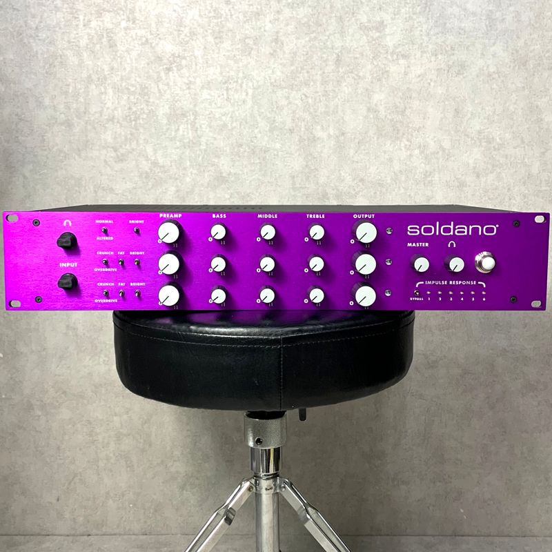 加古川店 楽器 S ano ソルダーノ アンプ X-88-IR ギター用プリアンプ ギター用プリアンプ パープル 473