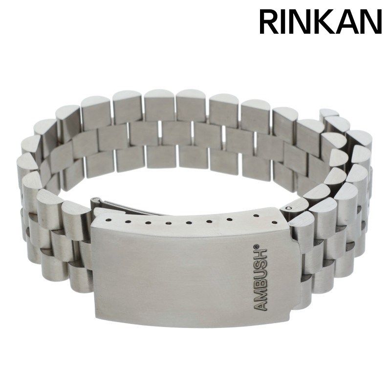 アンブッシュ ROLLIE CHAIN BRACELET バンドモチーフブレスレット メンズ