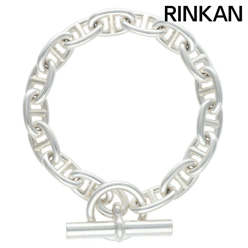 エルメス Chaine d Ancre MM シェーヌダンクルMMシルバーブレスレット メンズ 16LINK