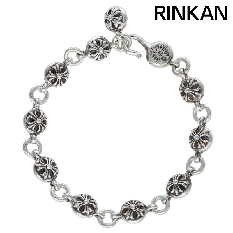 クロムハーツ NO2 BALL 2クロスボール シルバーブレスレット メンズ