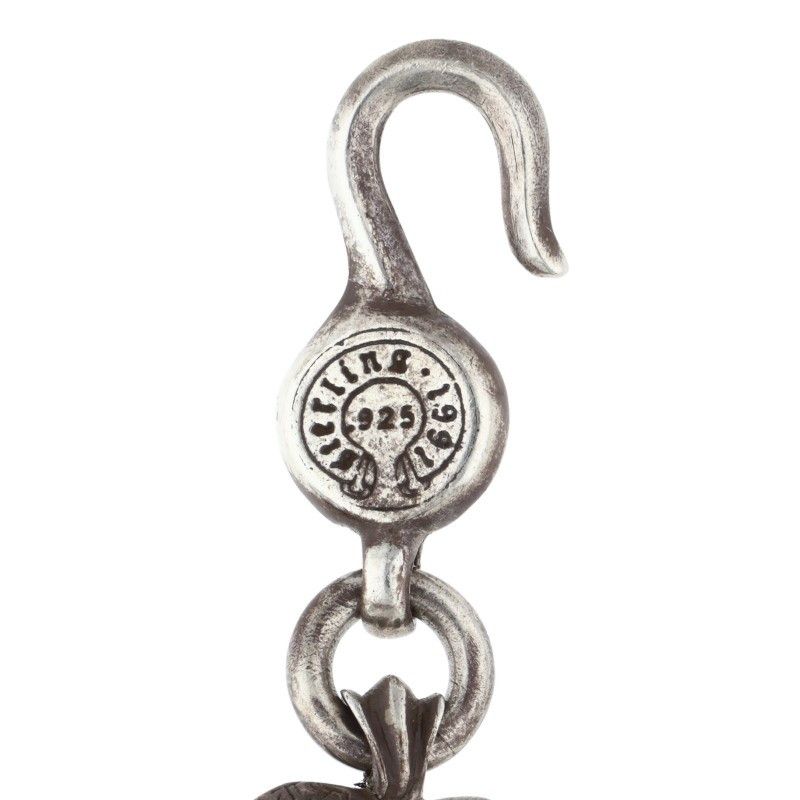 クロムハーツ HEART LINK ハートリンク シルバーブレスレット メンズ 8LINK WWW_SHINETEETH_COM