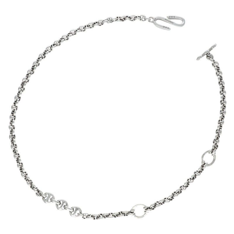 ホーセンブース 5 mm OPEN-LINK WALLET CHAIN オーブンリンクシルバーウォレットチェーン メンズ 23インチ