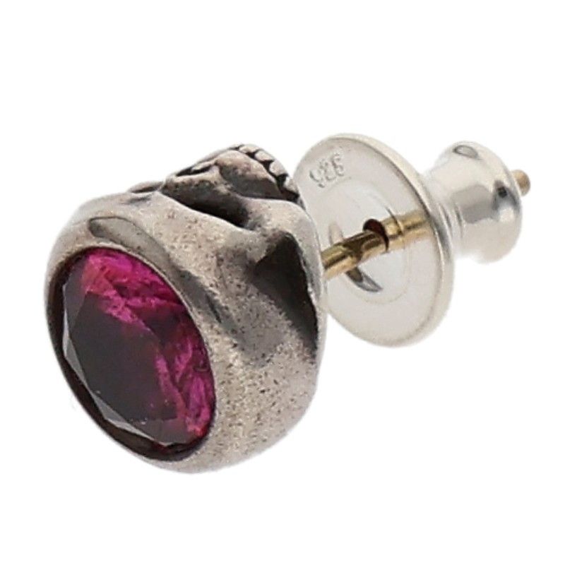 ジャスティンデイビス SEJ540 SECRET SKULL シークレットスカルシルバーピアス メンズ