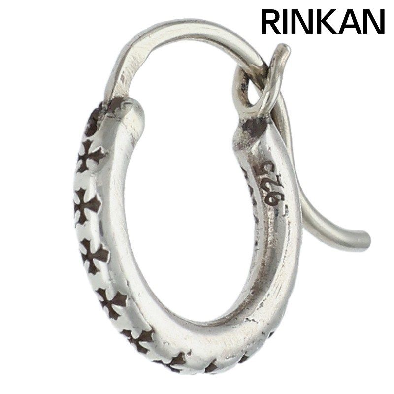 クロムハーツ HOOP TFL SML シルバーピアス メンズ