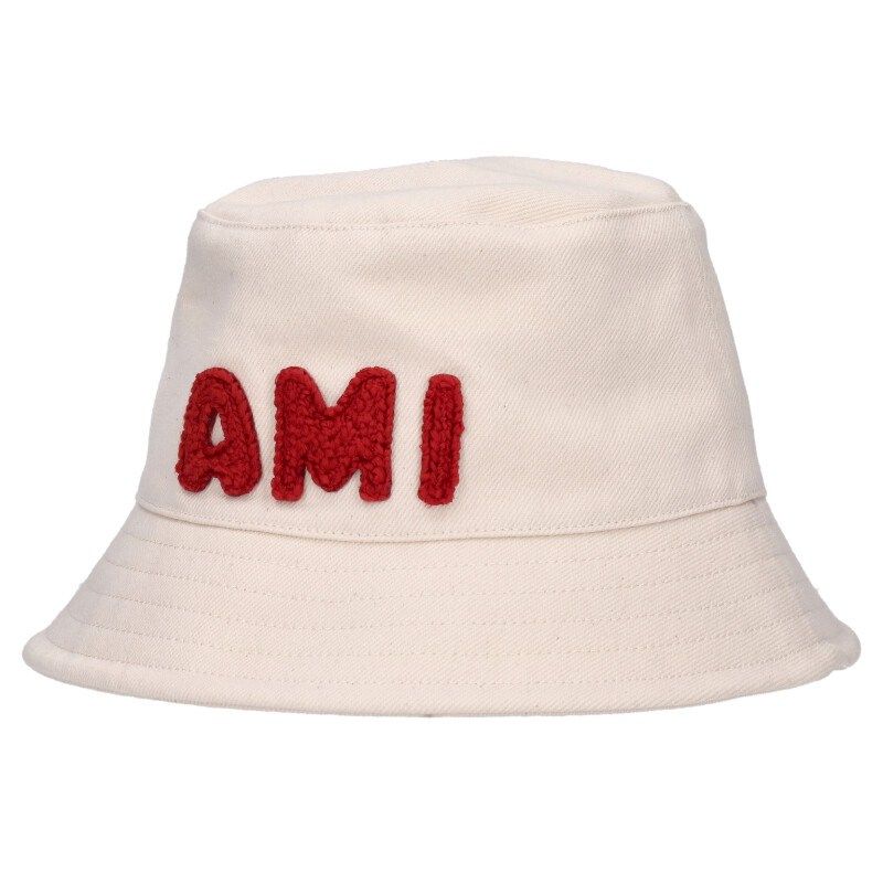 アミアレクサンドルマテュッシ UHA 262.DE 0039 ロゴ刺繍バケットハット メンズ 58