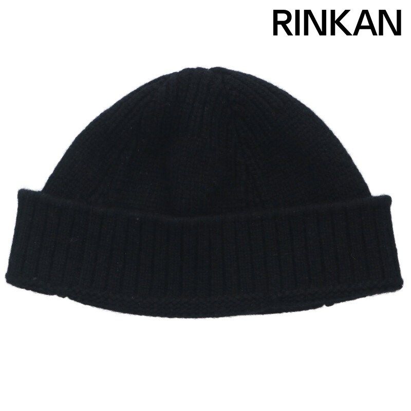 エルメス カシミヤニット帽 メンズ L