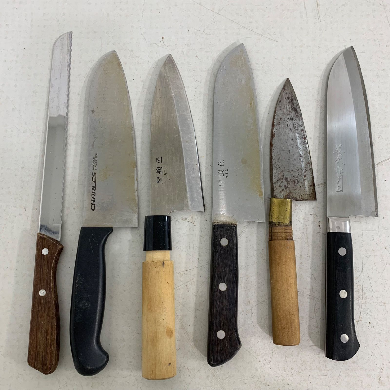 出刃包丁など26本大量まとめ忠房 関孫六