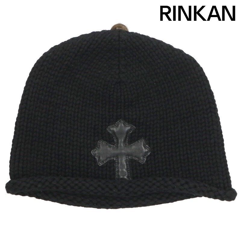 クロムハーツ BEANIE CASH クロスパッチ付きニットキャップ メンズ ONE SIZE
