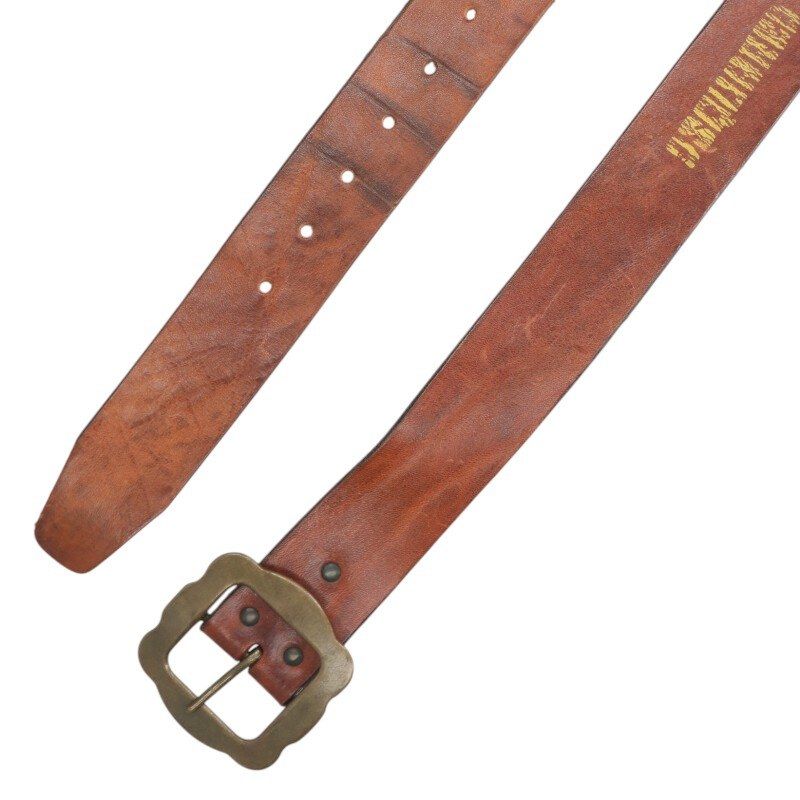  ディースクエアード ペイントデザインレザーベルト メンズ XL ベルト 小物