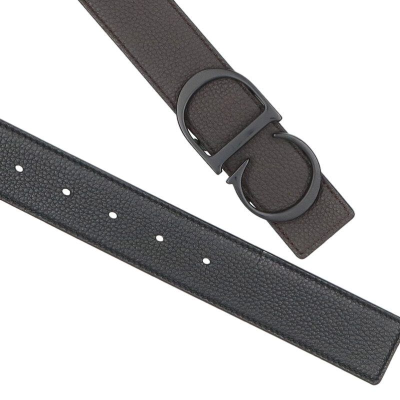  ディオール CD Icon CDアイコンリバーシブルレザーベルト メンズ ベルト 小物