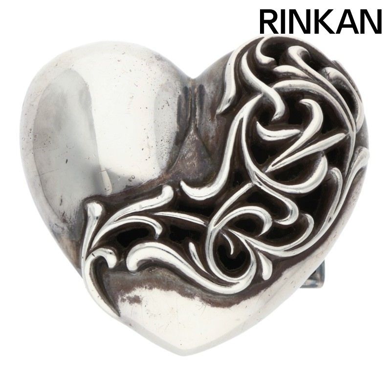 クロムハーツ BUCKL HEART1.0 ラージハート シルバーバックル メンズ