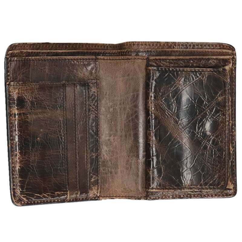  イサムカタヤマバックラッシュ レザー二つ折り財布 メンズ その他 小物