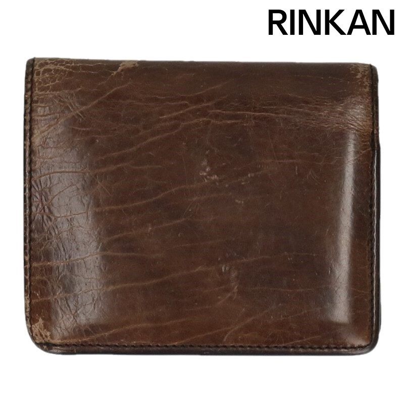 イサムカタヤマバックラッシュ レザー二つ折り財布 メンズ