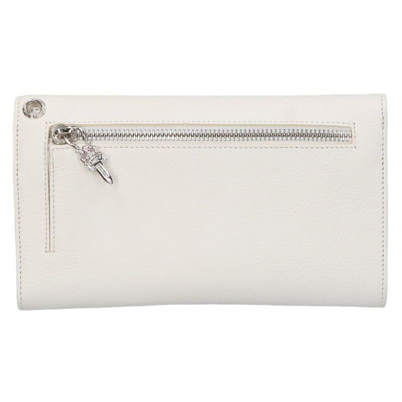  クロムハーツ WAVE BSフ ボールボタンレザー財布 メンズ その他 小物