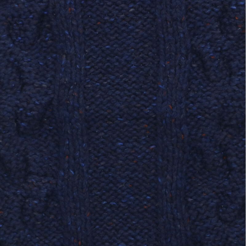 ケーブル編みフリンジマフラー メンズ