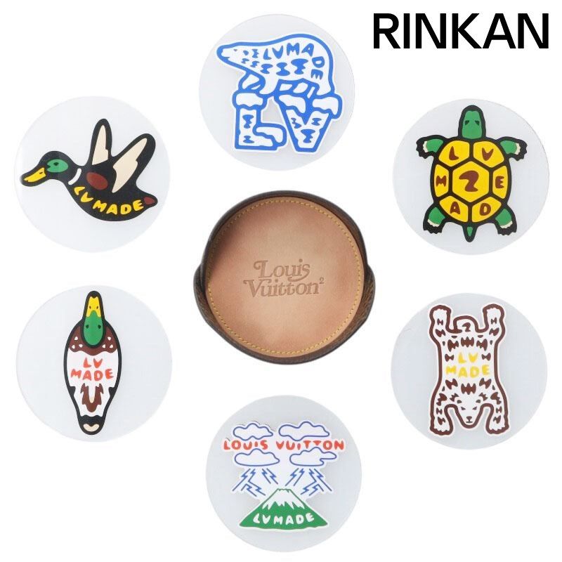 ルイヴィトン MD0230 デザインプリントコースターセット メンズ