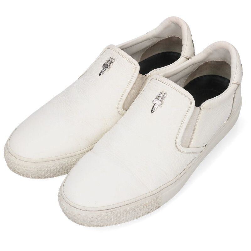 クロムハーツ SLIP ON /スリッポン ダガー装飾レザースニーカー メンズ