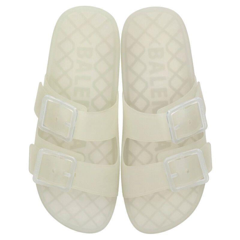 バレンシアガ 656940 マヨルカ ラバークリアストラップサンダル メンズ 41