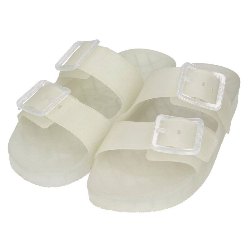 バレンシアガ 656940 マヨルカ ラバークリアストラップサンダル メンズ 41