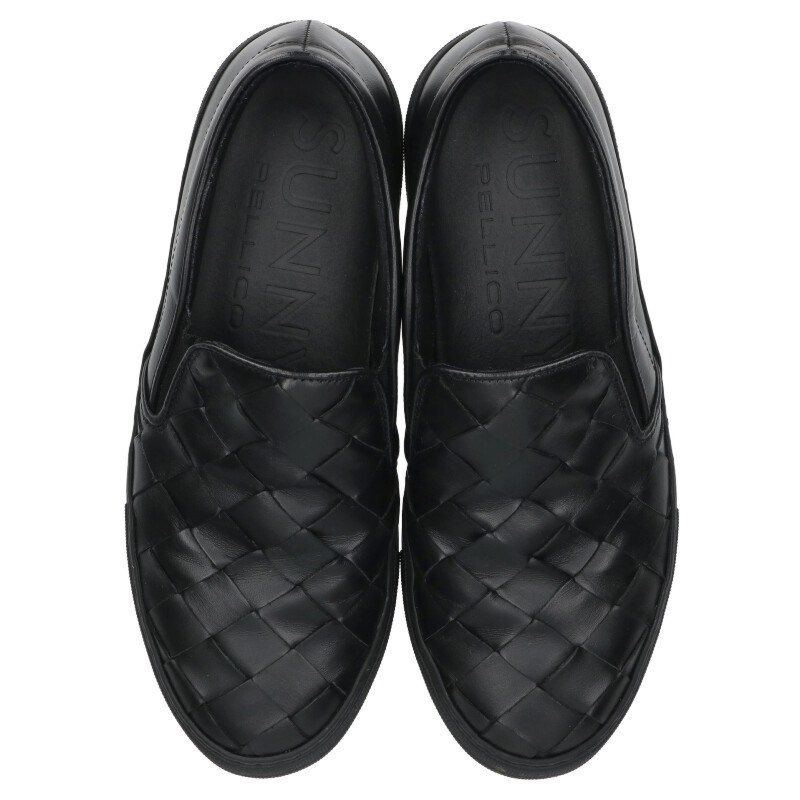 レザースリッポンシューズ メンズ