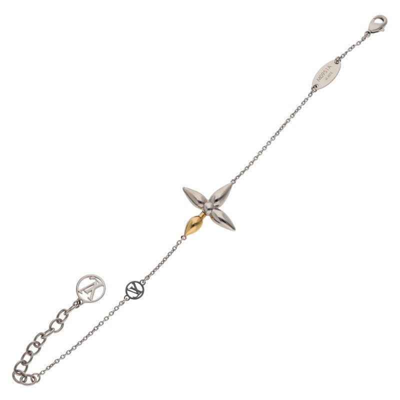 フラワーチャームブレスレット メンズ