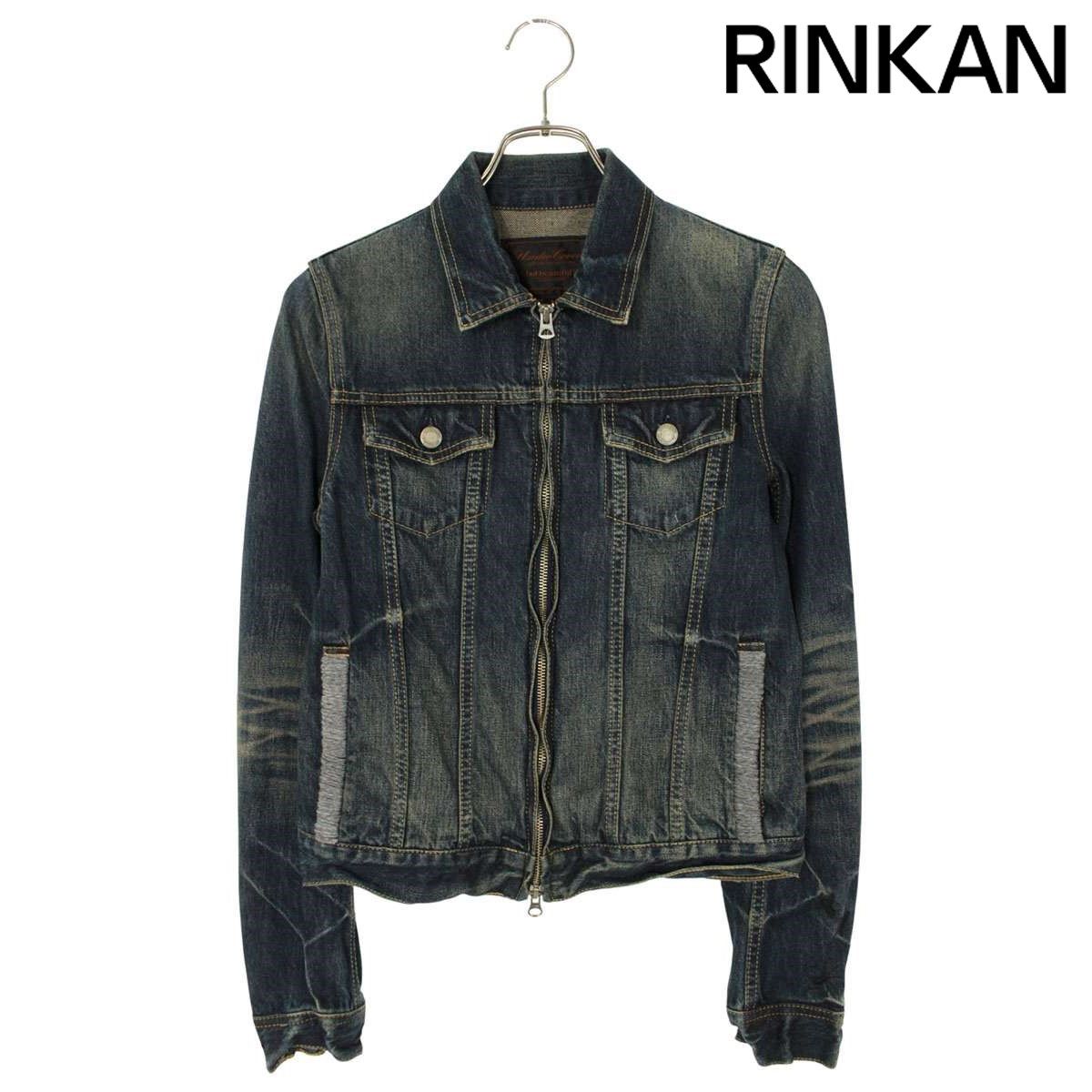 アンダーカバー 06AW 6A14-B6 GURUGURU期 リンゴ刺繍デニムジャケット