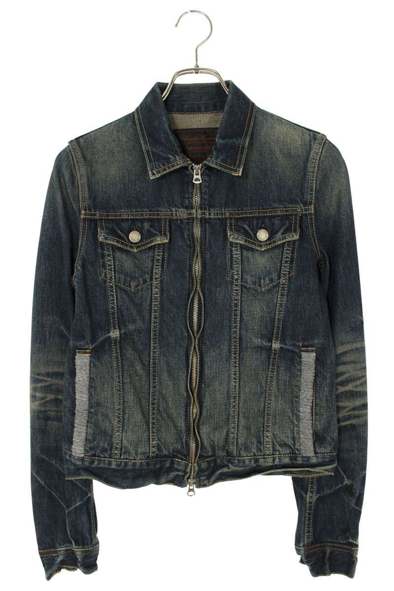 アンダーカバー 06AW 6A14-B6 GURUGURU期 リンゴ刺繍デニムジャケット レディース 2