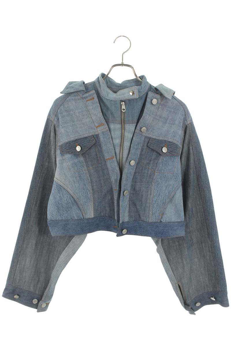エスアールブイシー 24SS UMA JACKET 再構築デザインリサイクルデニムジャケット レディース 36