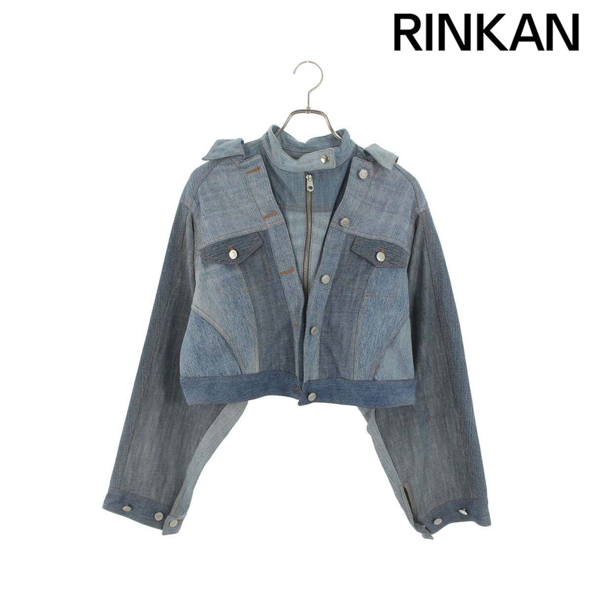 エスアールブイシー 24SS UMA JACKET 再構築デザインリサイクルデニムジャケット レディース 36