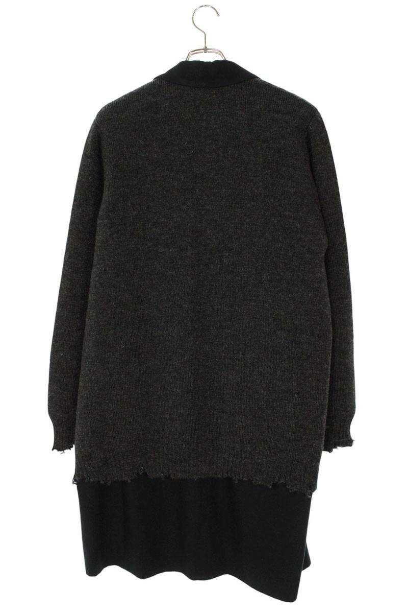 アンダーカバー 17AW UCT4305 ニットレイヤードチェスターコート レディース 2 GULLKHAN_COM