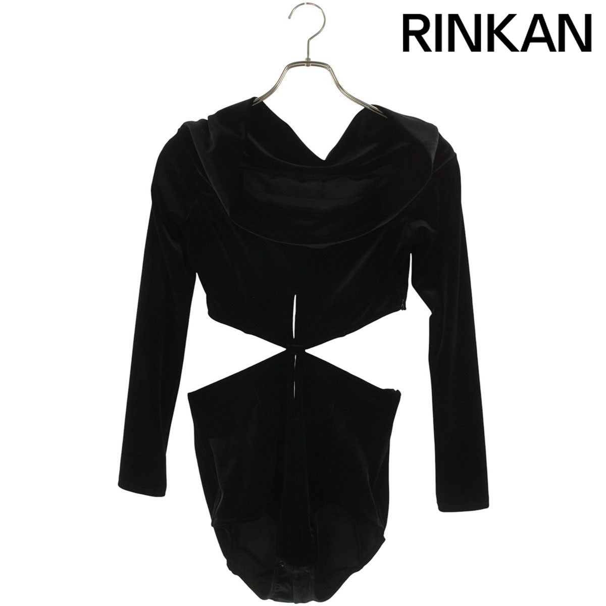 フェティコ VELVET OFF-SHOULDER SLIT BODYSUIT FTC244-0422 ベルベットオフショルスリットボディスーツ長袖カットソー レディース 2