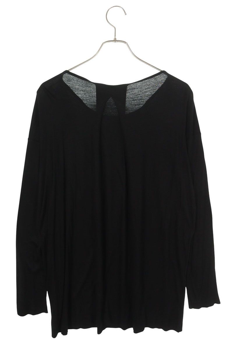  ジルサンダー プリーツレーヨンシルク長袖カットソー レディース 38 長袖 Tシャツ カットソー