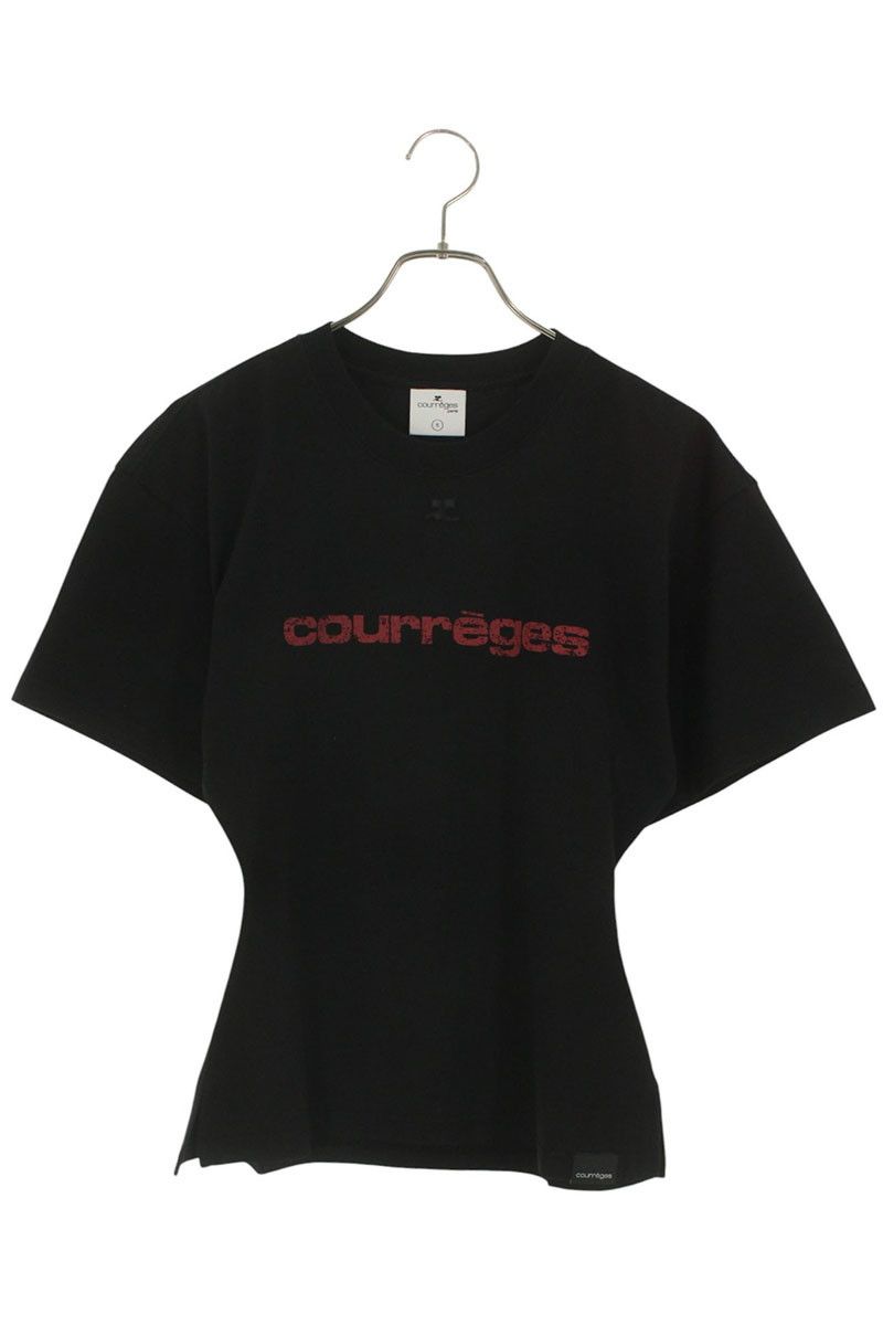 クレージュ ロゴプリントシェイプシルエットTシャツ レディース S