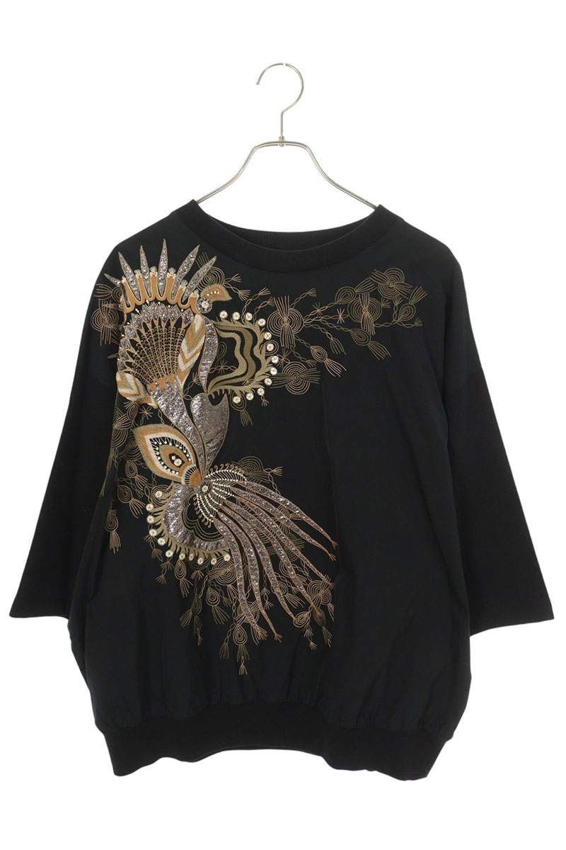 ドリスヴァンノッテン エンブロイダリーオーバーサイズTシャツ レディース XS