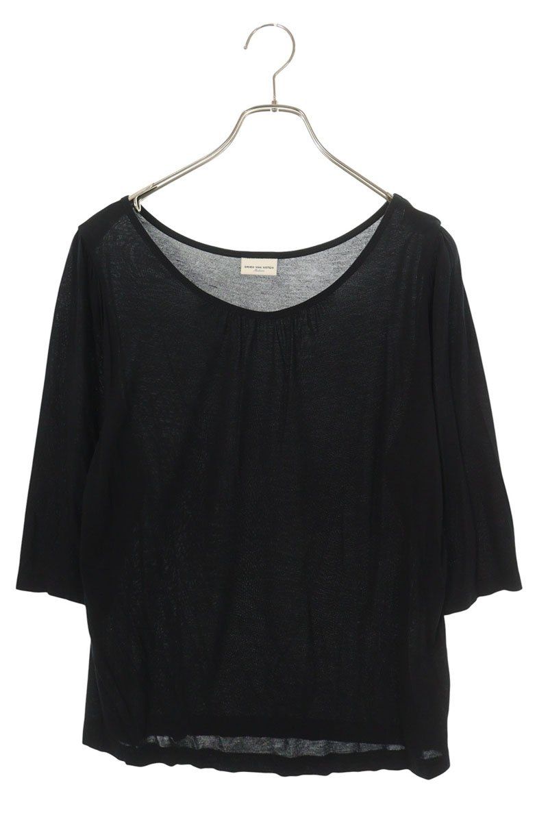 ドリスヴァンノッテン ギャザーレーヨンTシャツ レディース M