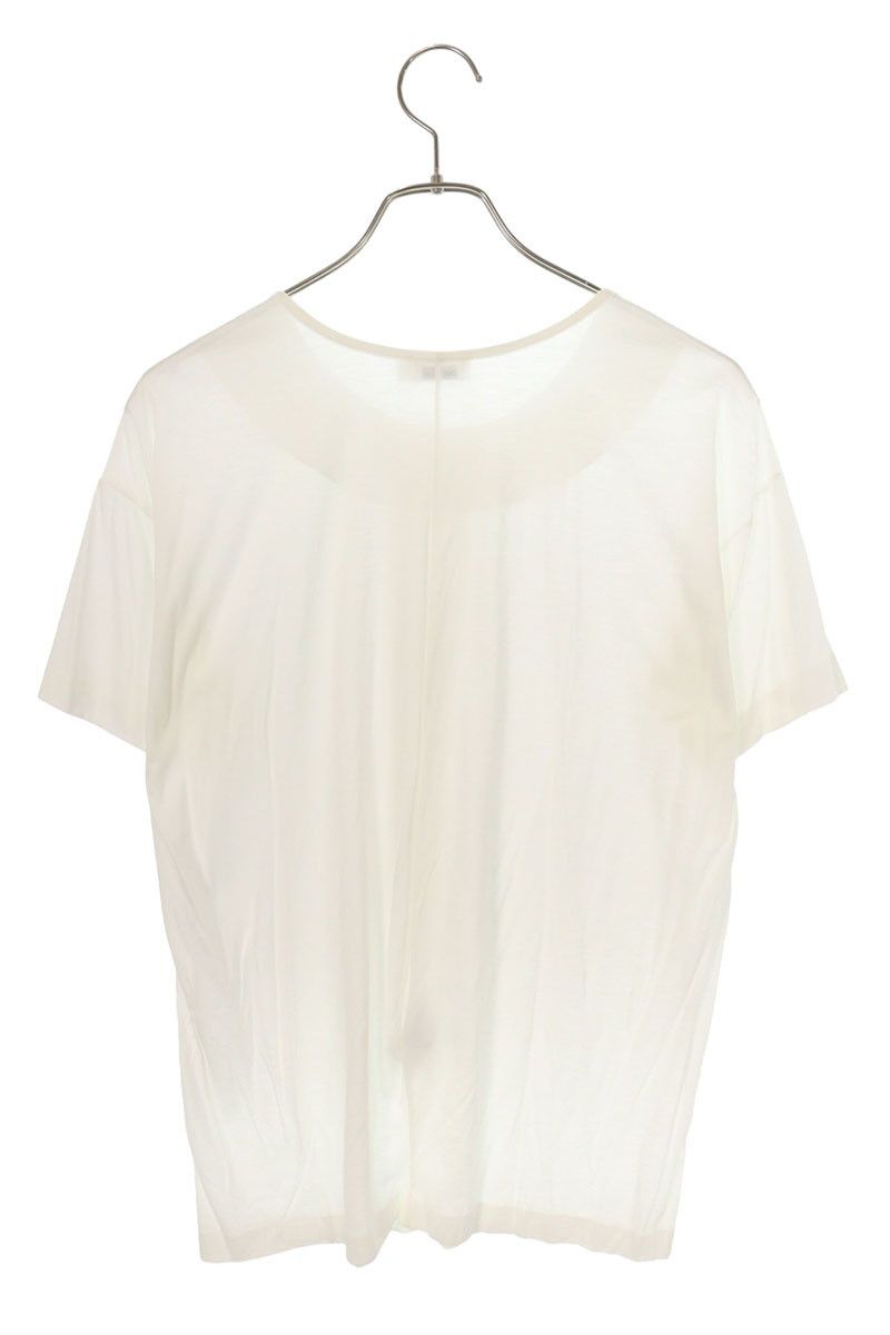  ジルサンダー プリーツコットンレーヨンTシャツ レディース L 半袖(Tシャツ) Tシャツ カットソー