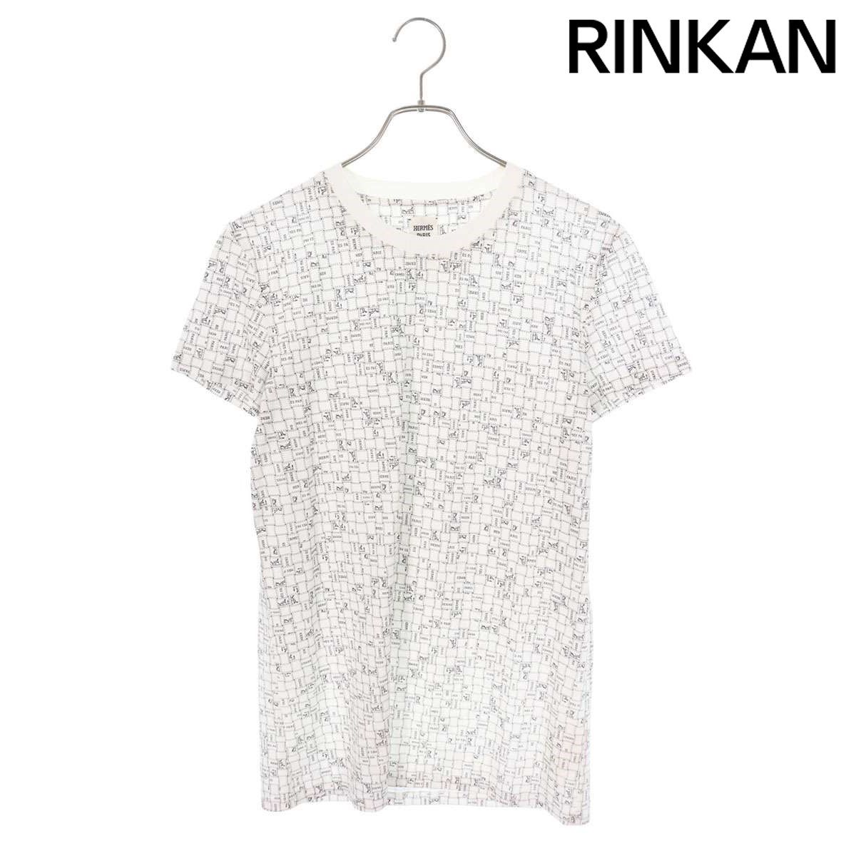 エルメス 5E4524DK ボルデュックチェックコットンカットソー レディース 34