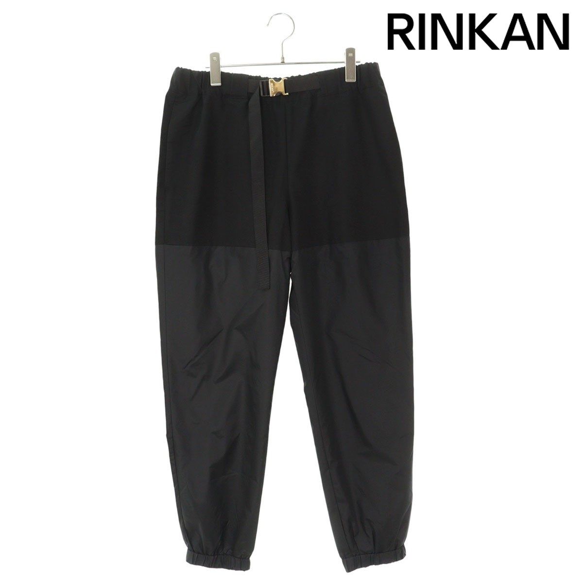 サカイ 21-05665 生地切替ナイロンロングパンツ レディース 4