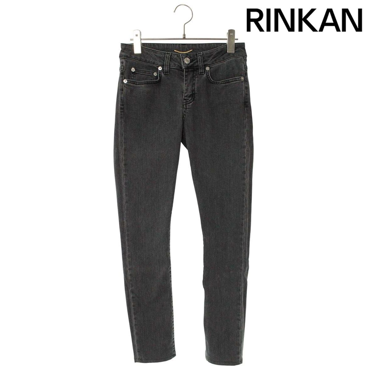 サンローランパリ 342294 YA28F ジップポケットスキニーデニムパンツ レディース 26インチ