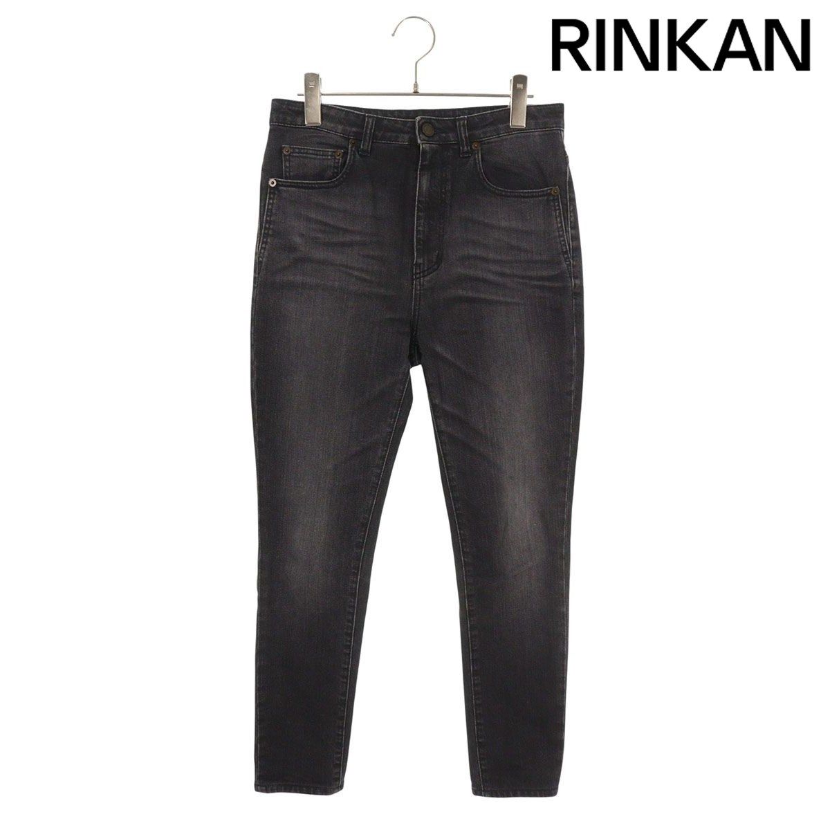 サンローランパリ 500450 YA869 ウォッシュドスキニーデニムパンツ レディース 29インチ