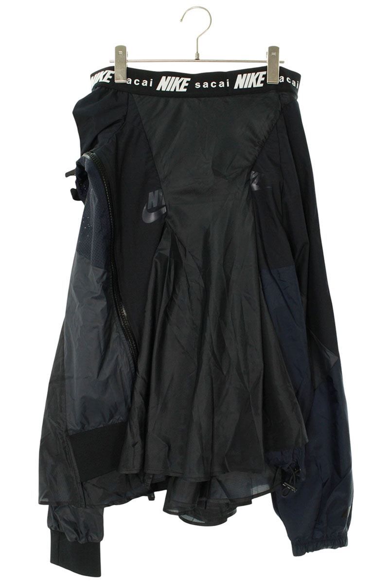 サカイ ×ナイキ NIKE 19-04974 CD6299-012 再構築ナイロンスカート レディース L