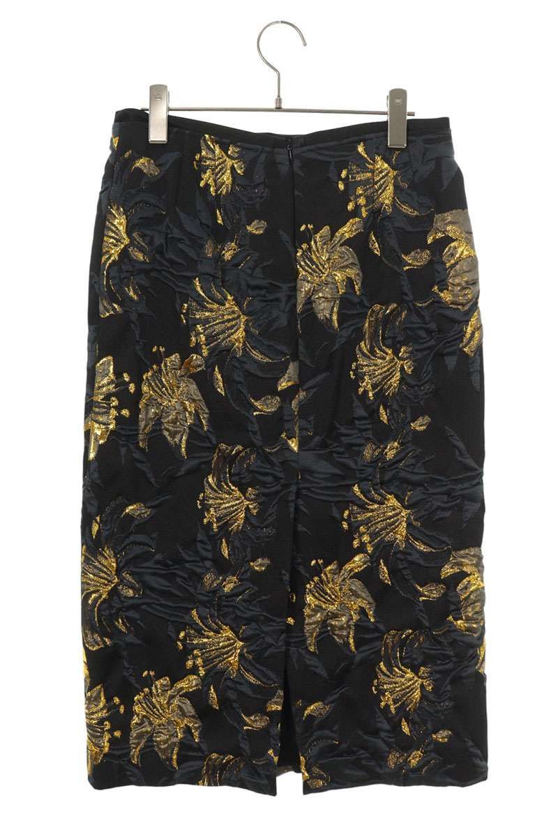 ドリスヴァンノッテン ジャガードフラワースカート レディース 36 GULLKHAN_COM