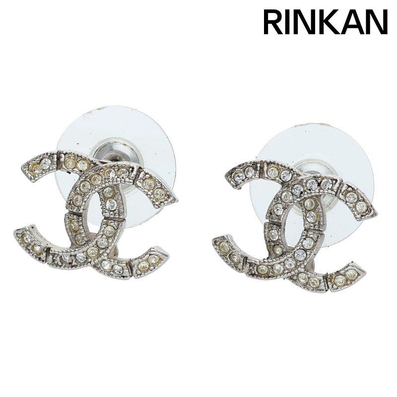 シャネル A16K ココマークラインストーンピアス レディース