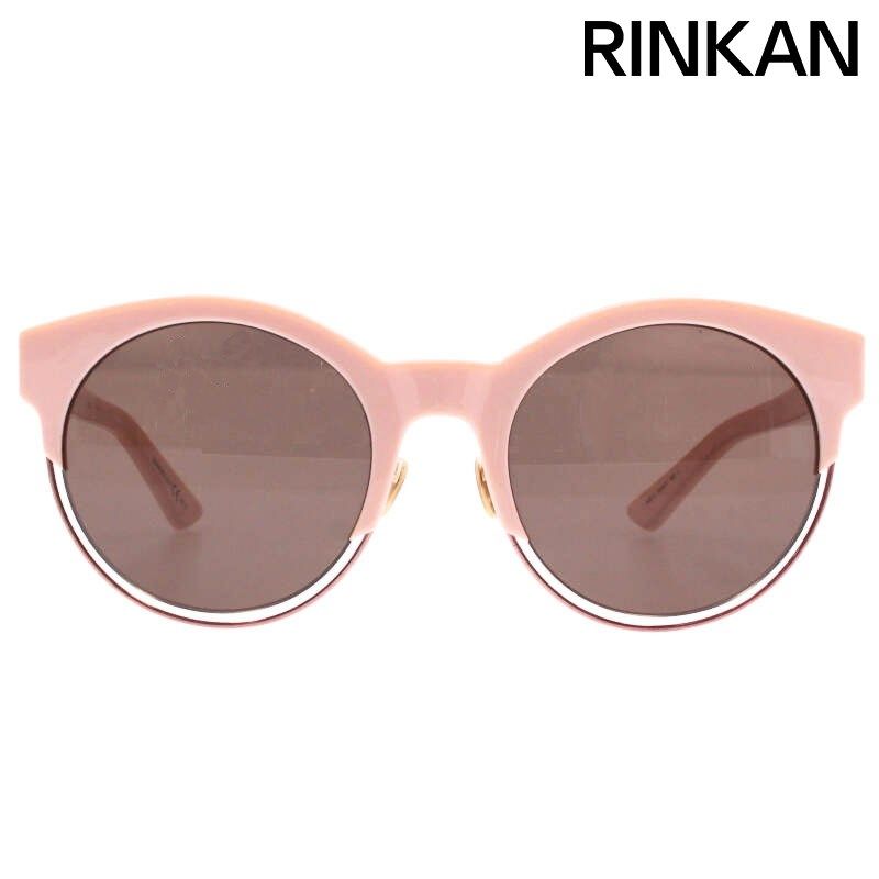 クリスチャンディオール J 6 EL 3 Diorsideral 1 シデラルラウンドフレームサングラス レディース 53 21 145