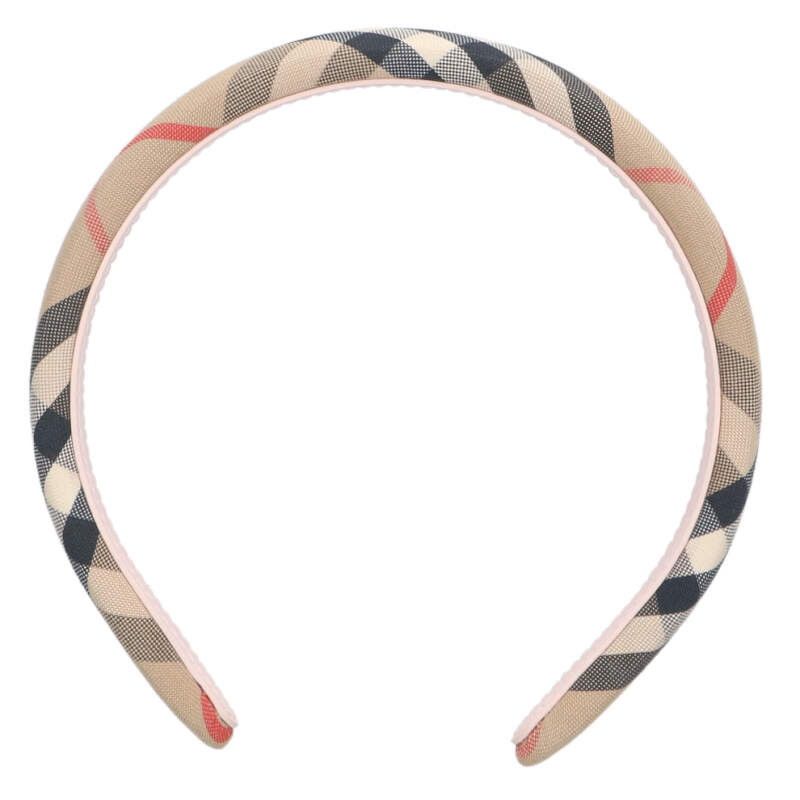 バーバリー チェック柄カチューシャ レディース