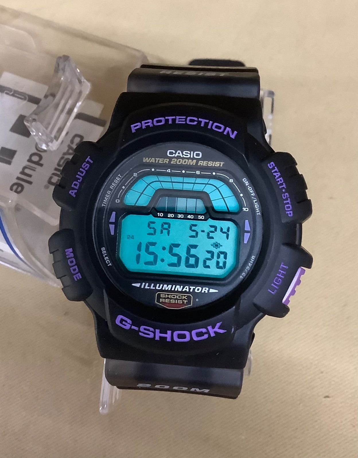G-SHOCK DW-8700C-6V パープル スケルトンベルト 海外モデル - メルカリ