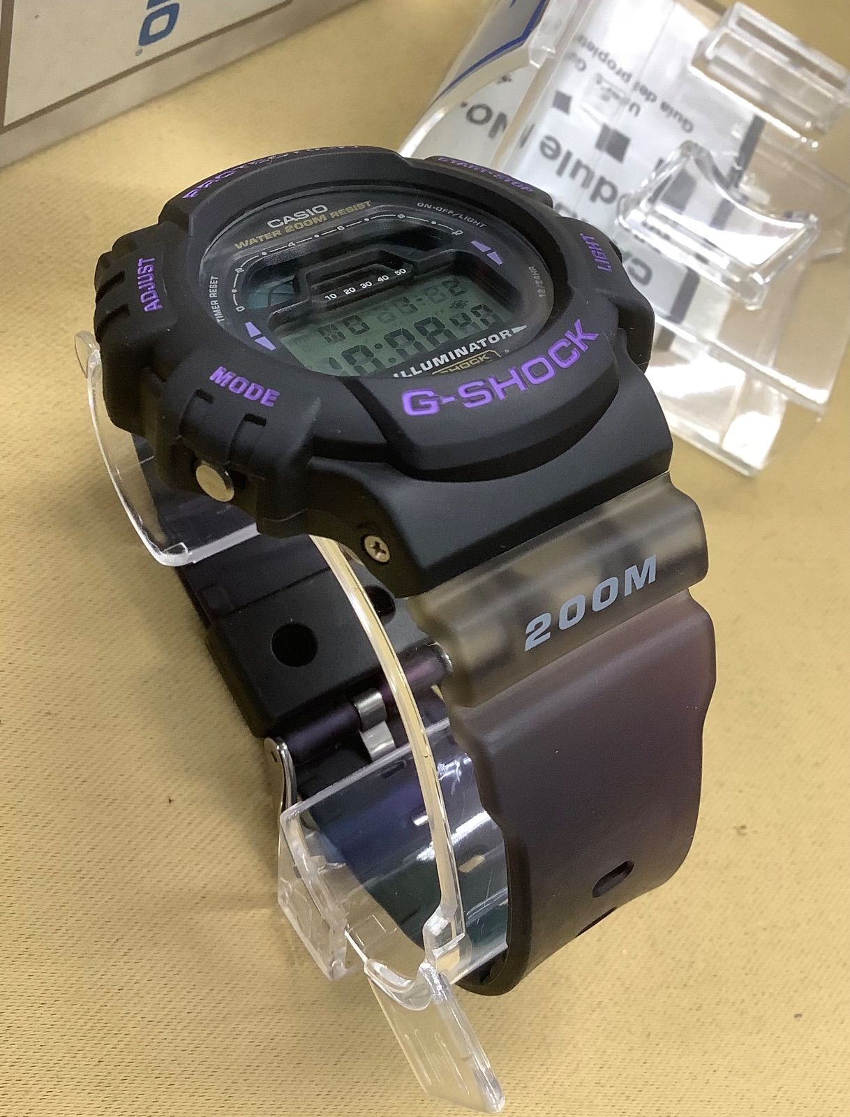 G-SHOCK DW-8700C-6V パープル スケルトンベルト 海外モデル - メルカリ