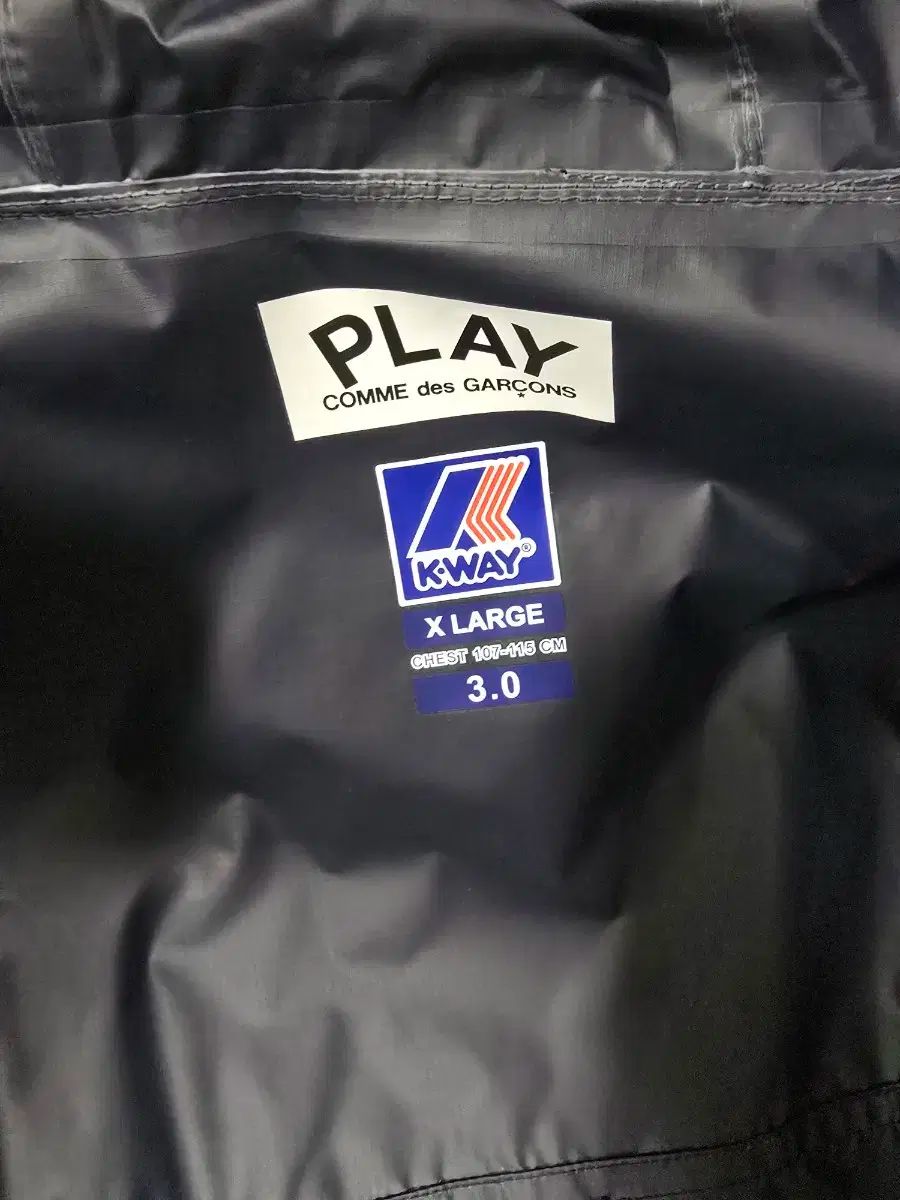 コム デ ギャルソン K-WAY コラボ ウィンドブレーカー XL