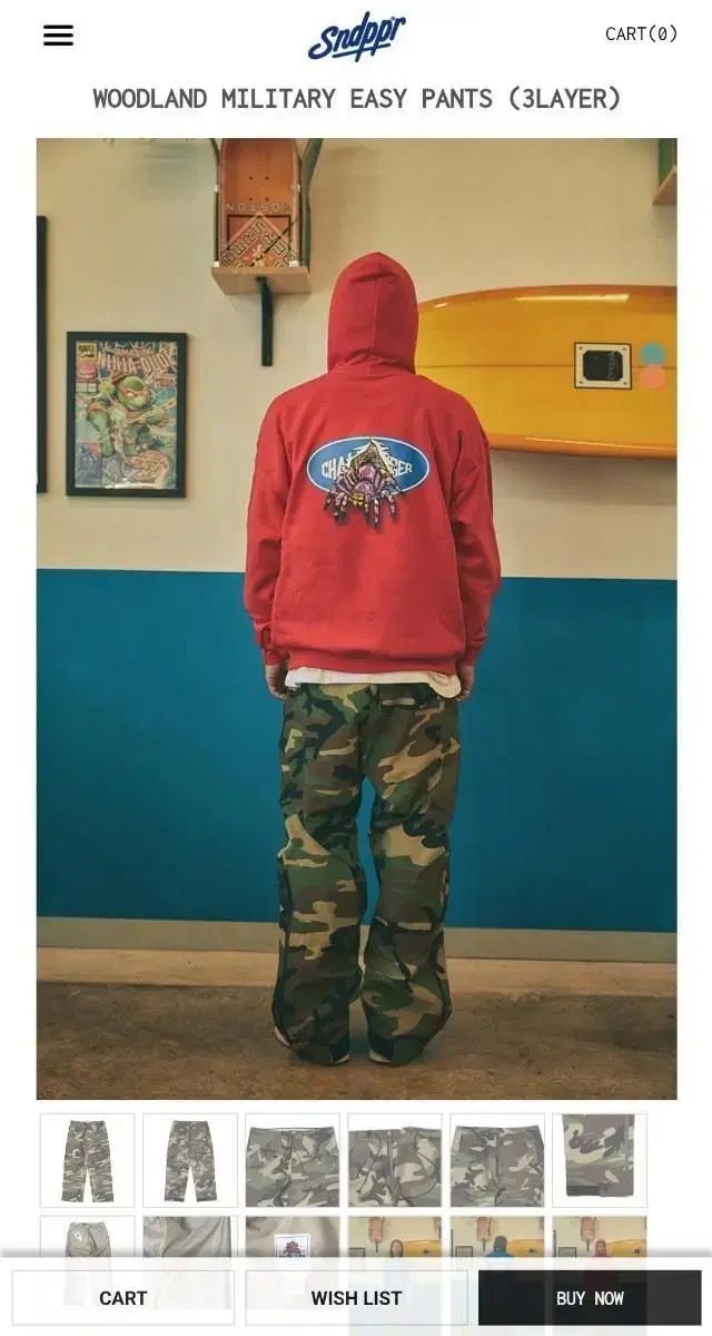 SANDPIPER ウッドランド ミリタリー パンツ 2サイズ